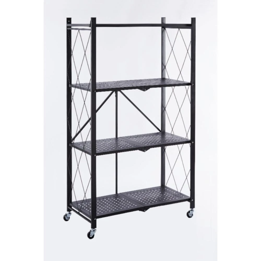 Regał metalowy R4-FX (4P) (czarny) Furnitex