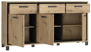 Szeroka komoda loft Trondheim TDHK236-C773 Meble Forte 2