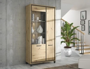 Witryna do pokoju dziennego Trondheim TDHV821L-C773 Meble Forte 5