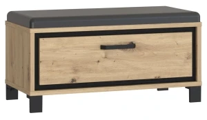 Ławeczka z tapicerowanym siedziskiem Trondheim TDHT011-C773 Meble Forte 1