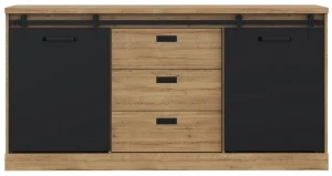 Komoda z drzwiami przesuwanymi Kaszimiro KZMK231-M328 Meble Forte 6