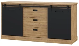 Komoda z drzwiami przesuwanymi Kaszimiro KZMK231-M328 Meble Forte 8