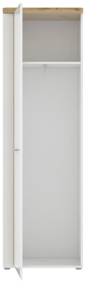 Jednodrzwiowa szafa do przedpokoju Tuluza TUZS711LB-C843 Meble Forte 2