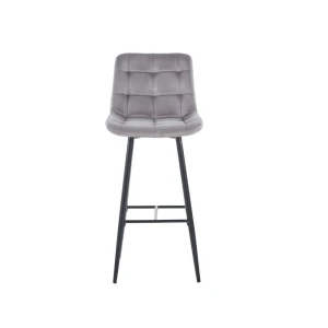 Hoker velvet szary (czarny stelaż) Furnitex 4