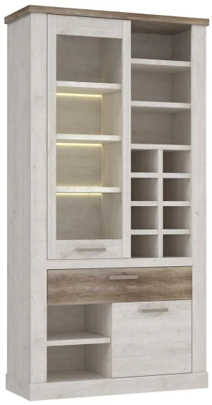 Elegancka witryna do jadalni Duro DURV821L-T75 Meble Forte 1