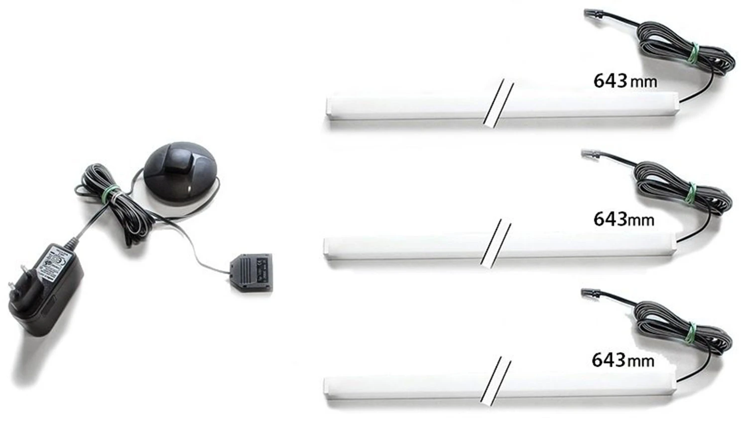 Oświetlenie LED 3-pkt. białe ciepłe IZLED16L02P03-WW00 Meble Forte