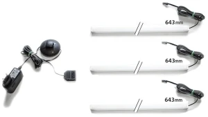 Oświetlenie LED 3-pkt. białe ciepłe IZLED16L02P03-WW00 Meble Forte 1