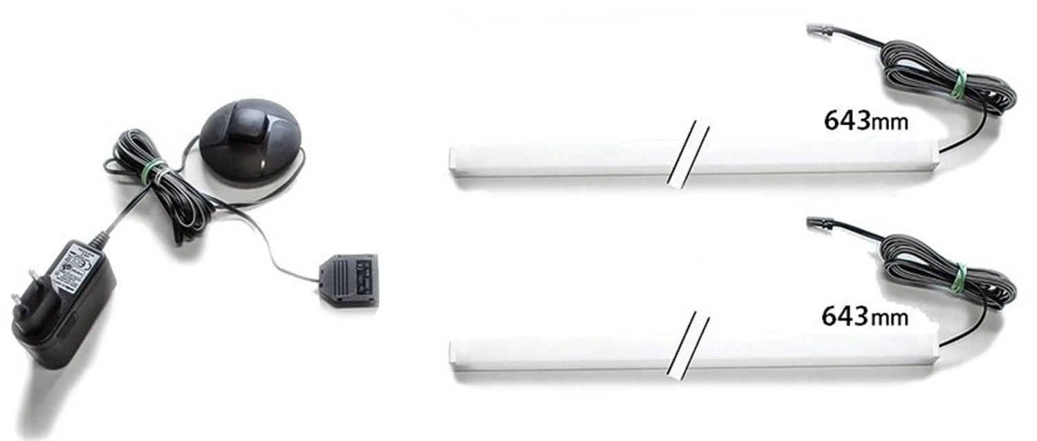 Oświetlenie LED 2-pkt. białe ciepłe IZLED16L02P02-WW00 Meble Forte