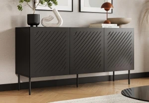Czarna komoda Siena 150 Cama Meble 4