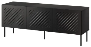 Czarna szafka RTV Siena 150 Cama Meble 1