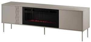 Szafka RTV dwudrzwiowa z kominkiem Tresse 180ef Cama Meble 1