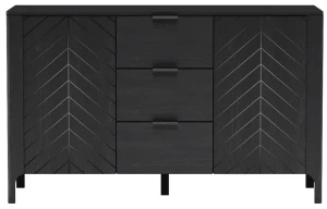 Elegancka czarna komoda Malumi MM1 Jarstol 5