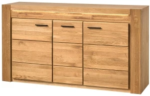 Trzydrzwiowa komoda Velvet 45 Dąb Natura Szynaka Meble 1