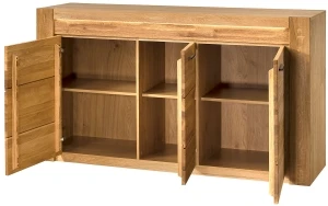 Trzydrzwiowa komoda Velvet 45 Dąb Natura Szynaka Meble 2