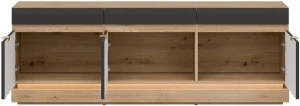 Trzydrzwiowa szafka RTV Milton ML01 Liveo Meble 7
