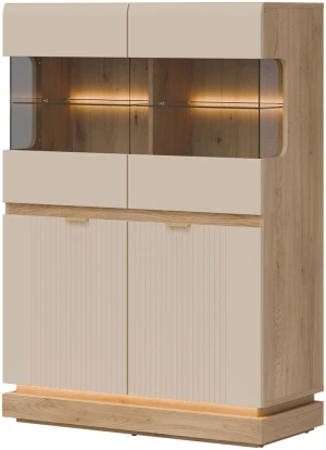 Kaszmirowa witryna Milton ML04 Liveo Meble 4