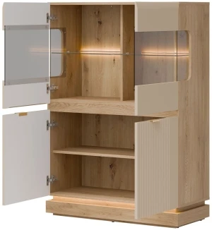 Kaszmirowa witryna Milton ML04 Liveo Meble 5