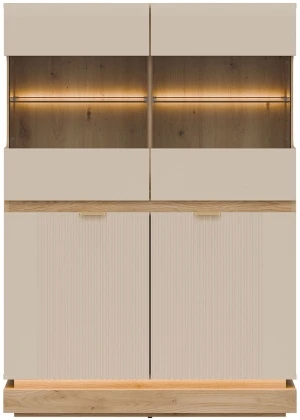Kaszmirowa witryna Milton ML04 Liveo Meble 6