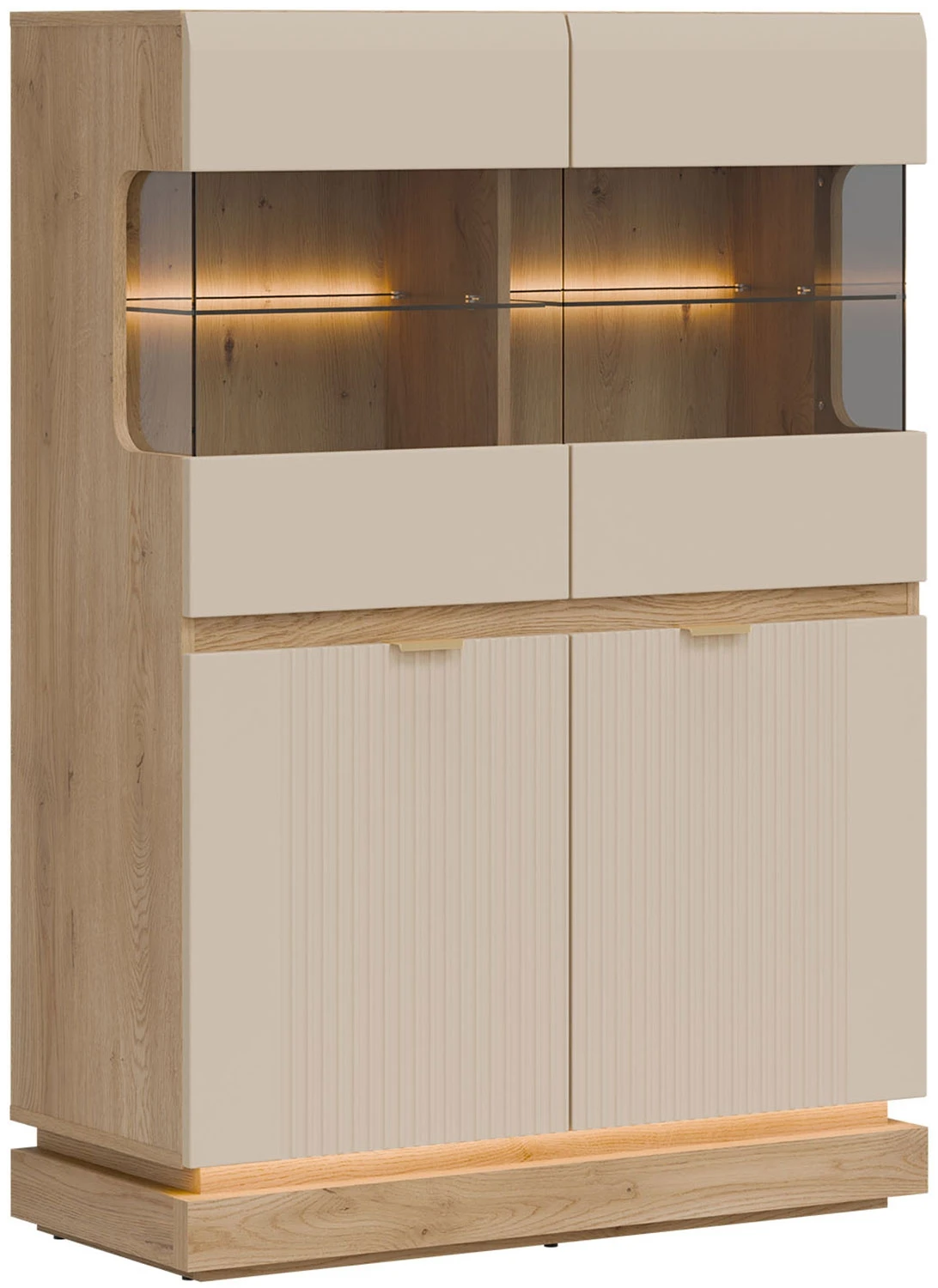 Kaszmirowa witryna Milton ML04 Liveo Meble