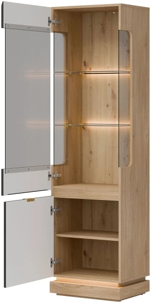 Dwudrzwiowa witryna Milton ML05 L/P Liveo Meble 5