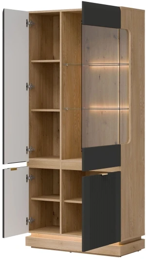 Czterodrzwiowa witryna Milton ML06 Liveo Meble 5