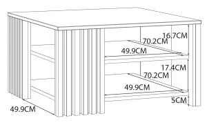 Stolik okolicznościowy Cardigan CFTT5150-C881 Meble Forte 3
