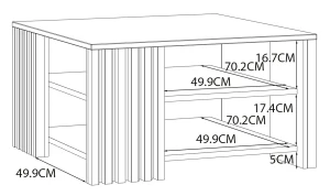 Stolik okolicznościowy Cardigan CFTT5150-M624 Meble Forte 3