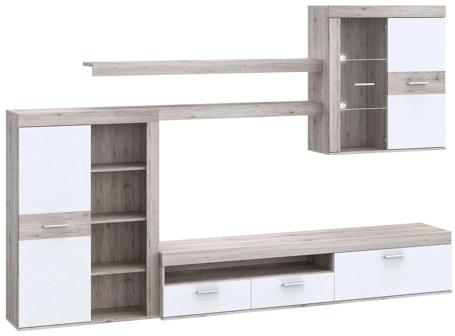 Meblościanka Zumba ZMBM01LB-P79F Meble Forte