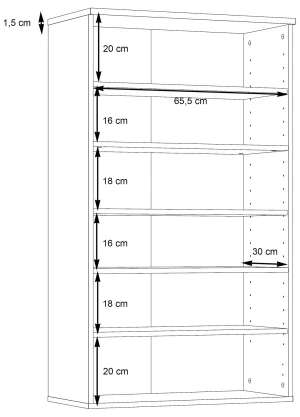 Szafka na buty Net106 BTS321-120 Meble Forte 3