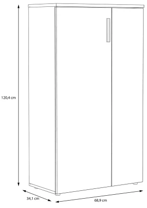 Szafka na buty Net106 BTS321-C296A Meble Forte 2