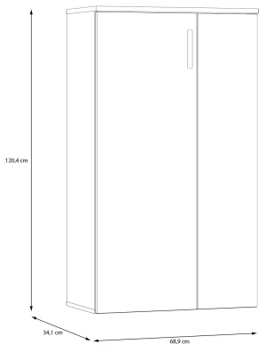 Szafka na buty Net106 BTS321-C830 Meble Forte 2