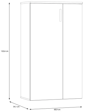 Szafka na buty Net106 BTS321-M934 Meble Forte 2