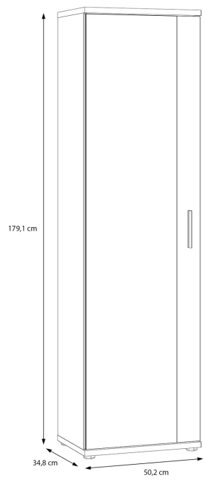 Szafa na buty Net106 MS162-120 L/P Meble Forte 2