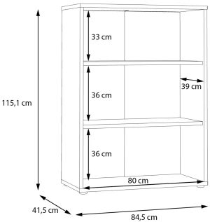 Szafka dwudrzwiowa Keflavik KFLK321-C881 Meble Forte 3
