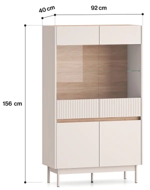 Witryna do salonu Dunea 03 ML Meble 4