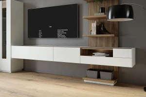 Wisząca szafka RTV Lewisville  LWSTH131-M829 Meble Forte 9