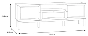 Szafka RTV Penkridge PKDT131-M848 Meble Forte 5