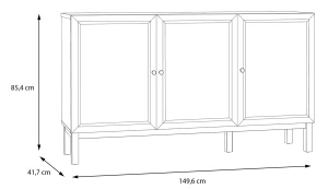 Estetyczna Komoda Penkridge PKDK231-M848 Meble Forte 4