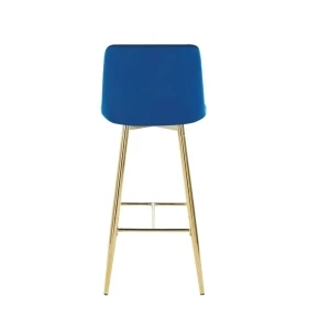 Hoker velvet niebieski (złoty stelaż) Furnitex 2