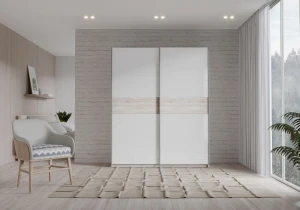 Stylowa Szafa ubraniowa Rondino RDNS727E1-T30 Meble Forte 3