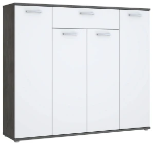 Komoda Biały/Beton ciemnoszary Rypsyma RPSK341-C592 Meble Forte 1