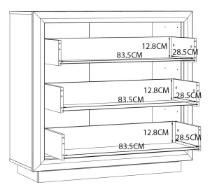 Komoda Savona SVNK211B-T15 Meble Forte 4