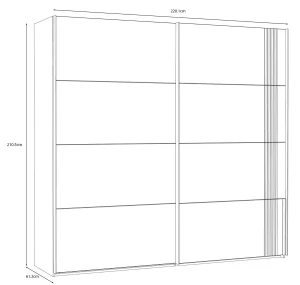Szafa ubraniowa Savona SVNS92411-T15 Meble Forte 4