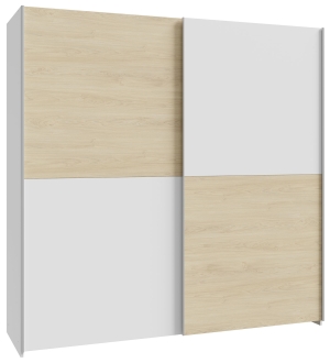 Szafa 190cm w kolorze Biały+Dąb Puccini Schach&matt SHMS42231-M870