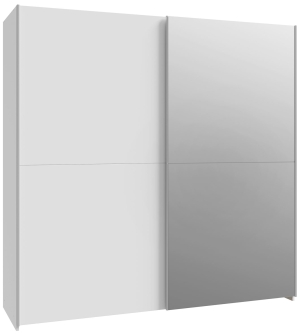 Biała szafa 190cm z lustrem Schach&matt SHMS42233-120