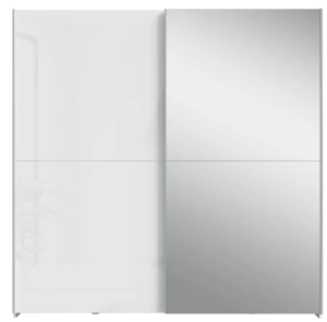Szafa z lustrem w kolorze Biały+Biały połysk Schach&matt SHMS42233-C04 Meble Forte 6
