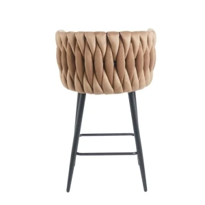 Hoker velvet cappuccino (czarny stelaż) Furnitex 4