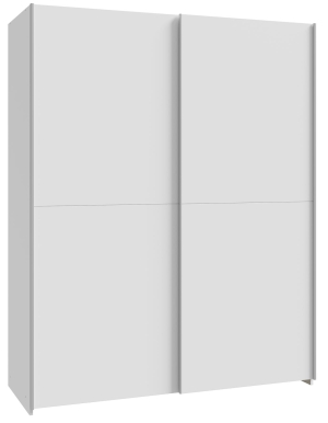 Biała przesuwna Szafa 150 cm Schach&matt SHMS72231-120