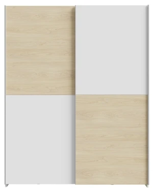 Szafa 150 cm w kolorze Biały+Dąb Puccini Schach&matt SHMS72231-M870 Meble Forte 6