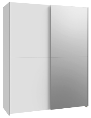Biała Szafa 150 cm z lustrem Schach&matt SHMS72233-120